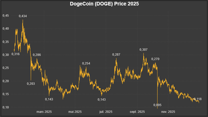 [License] Historical Price Dataset OHLCV DogeCoin (DOGE) – year 2025